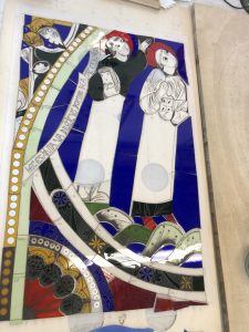 Vitrail 12e siècle Cluny