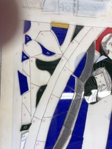 Vitrail 12e siècle Cluny