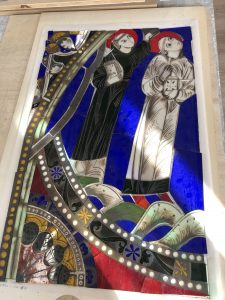 Vitrail 12e siècle Cluny