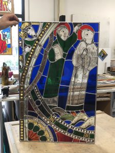 Vitrail 12e siècle Cluny