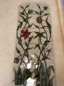 Vitrail art floral