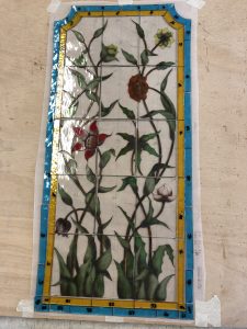 Vitrail art floral