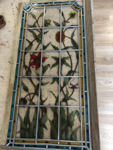 Vitrail art floral