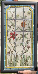 Vitrail art floral