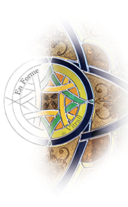Logo En Forme de Vitrail
